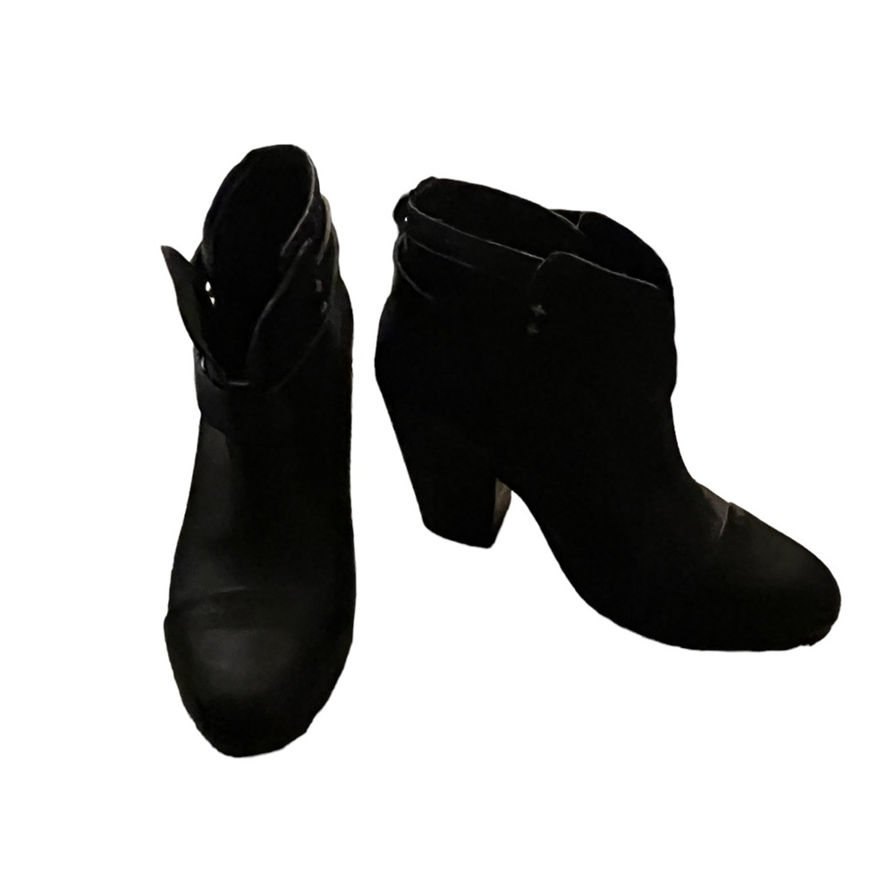 Rag & Bone Black Leather Bootie Size 36.5
